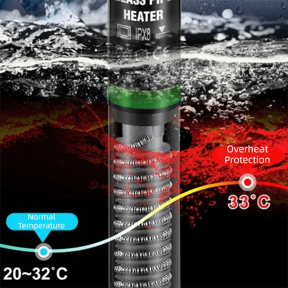 Aquarium Fish Cold Water - Chauffe-eau submersible pour aquarium 25W-300W, thermostat