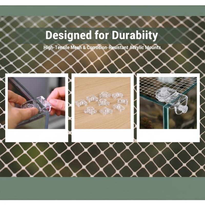 Aquarium Fish Net - 1 pièce Filet anti-saut pour aquarium,