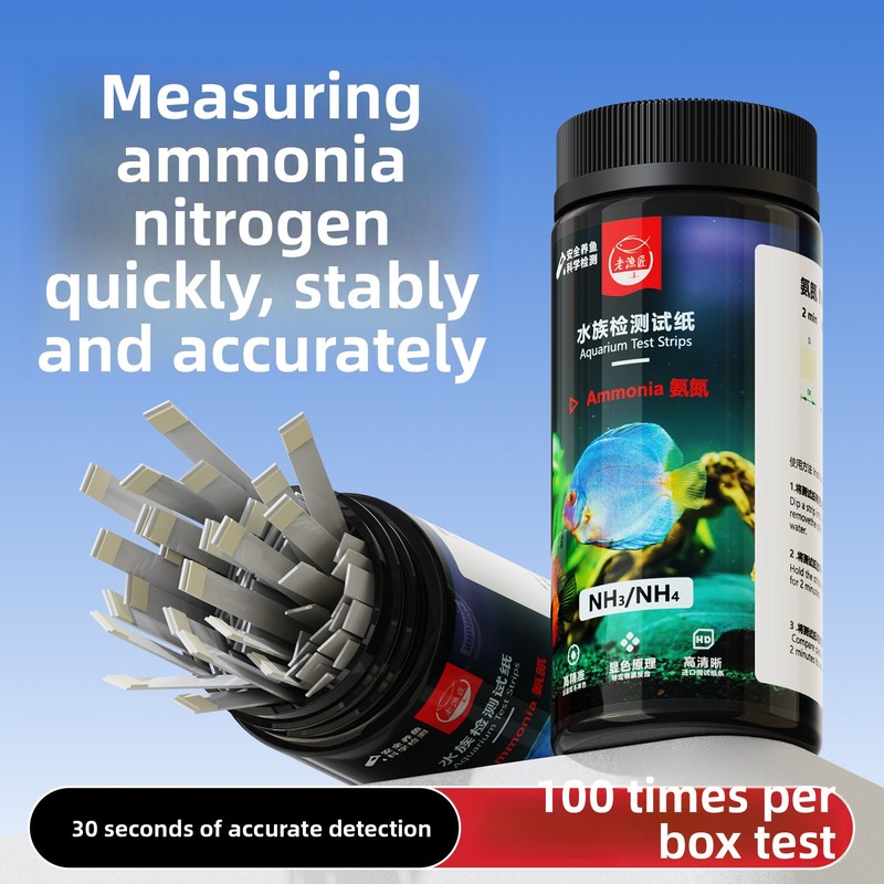 Aquarium Test Kit - Bandelettes de test d'aquarium 8-en-1 -