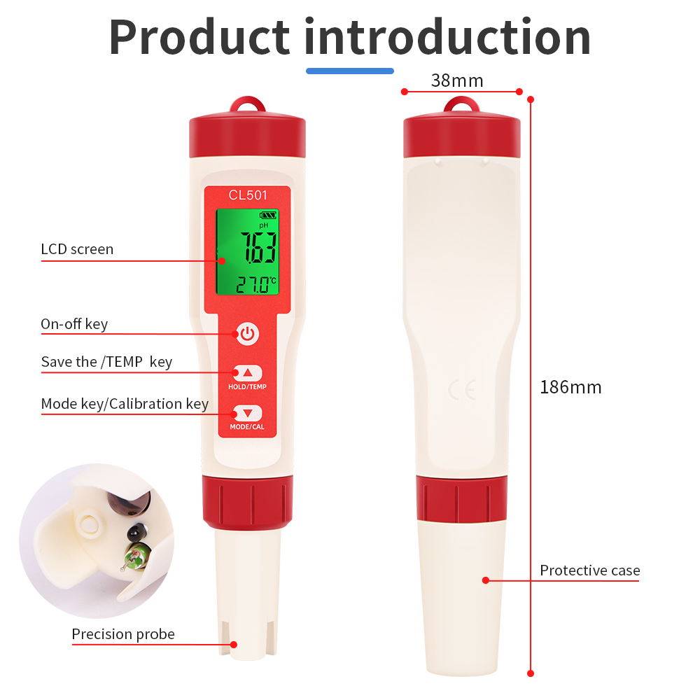 PH/CL2/H2/ORP/compteur de temp - Aquarium Test Kit avis et prix