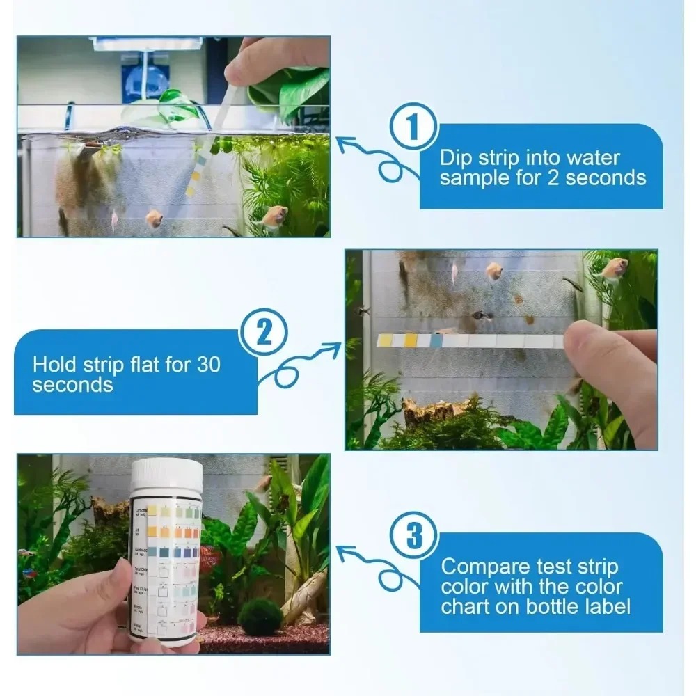 Bande de Test d'aquarium, Kit  - Aquarium Test Kit avis et prix
