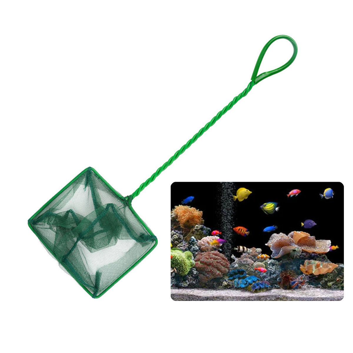 Filet à poisson vert Portable  - Aquarium Fishland avis et prix