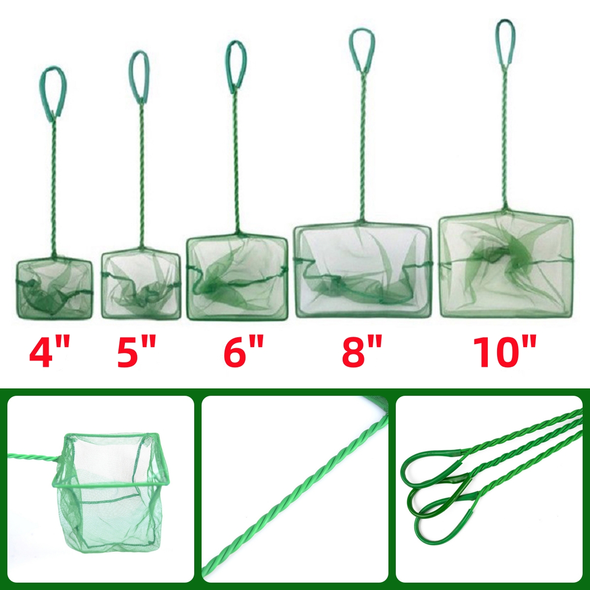 Filet à poisson vert Portable  - Aquarium Fishland avis et prix